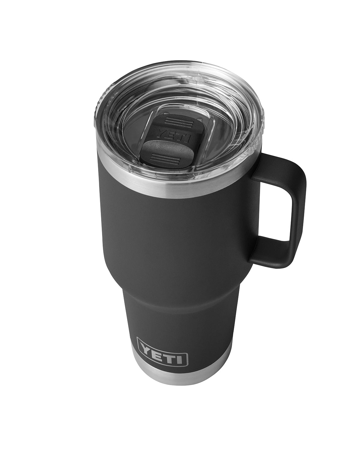 Black Rambler® 30 oz Travel Mug with StrongHold™ Lid plain