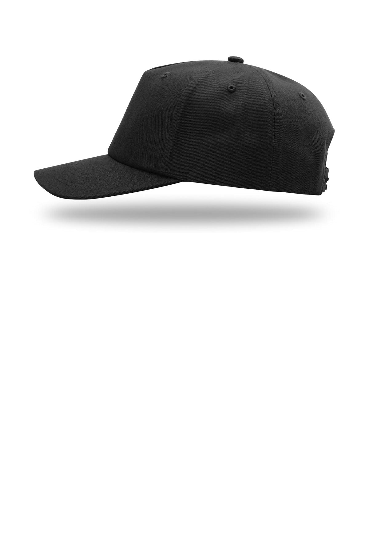 Black Richardson 5-Panel Relaxed Gramps 356
