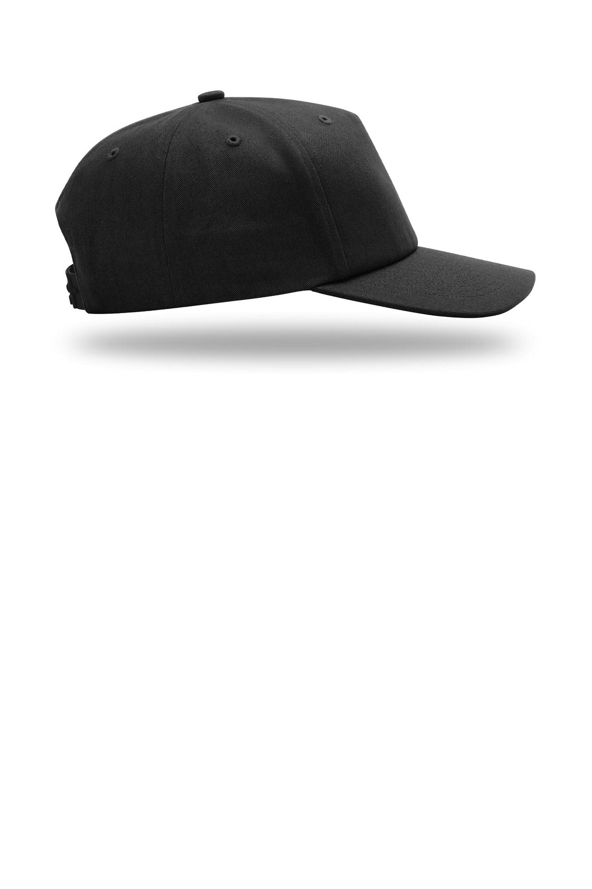 Black Richardson 5-Panel Relaxed Gramps 356
