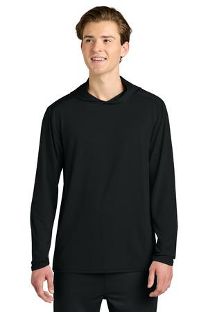 Black Richardson Clutch Long Sleeve Hoodie RA7110LSH
