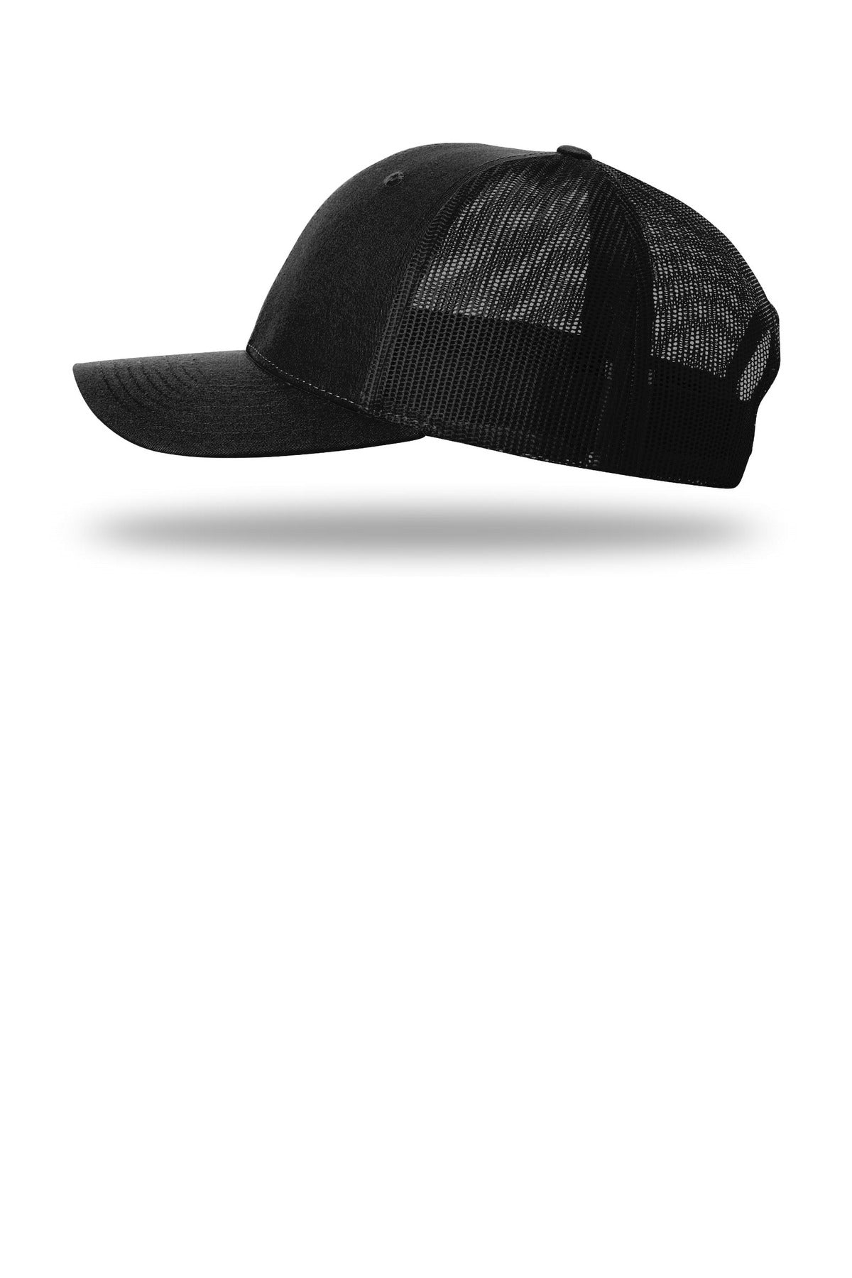 Black Richardson Low Pro Trucker 115