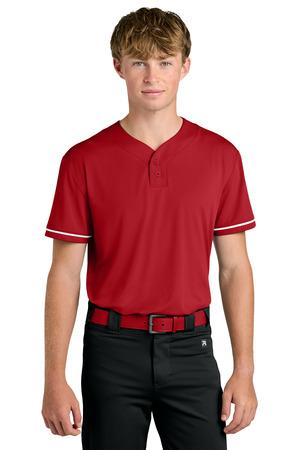 Black Richardson Select 2-Button Baseball Jersey RA7910