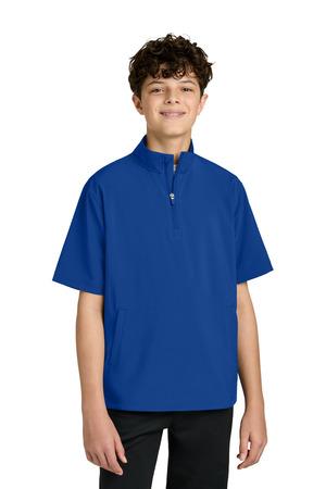 Black Richardson Youth Barrage Wind Shirt RY7400SSQ