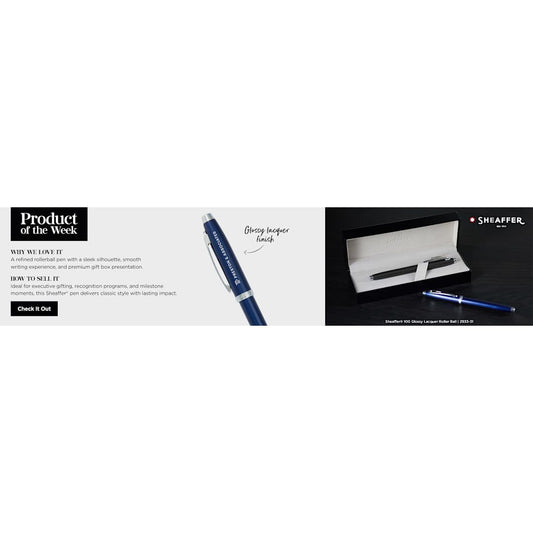 Black Sheaffer® 100 Glossy Lacquer Roller Ball