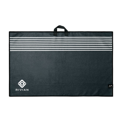 Black Slowtide® Fairway Quick Dry Golf Towel