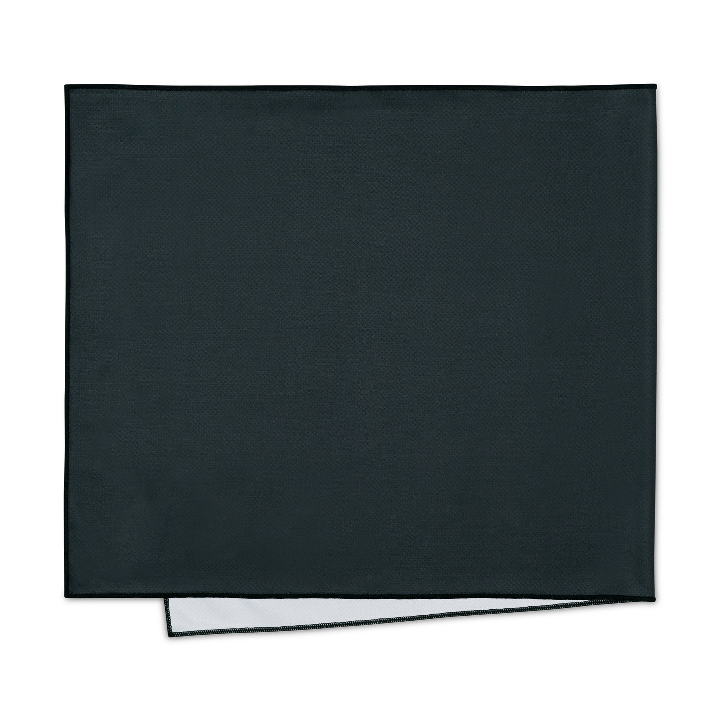 Black Slowtide® Mesa Quick Dry Cooling Towel plain