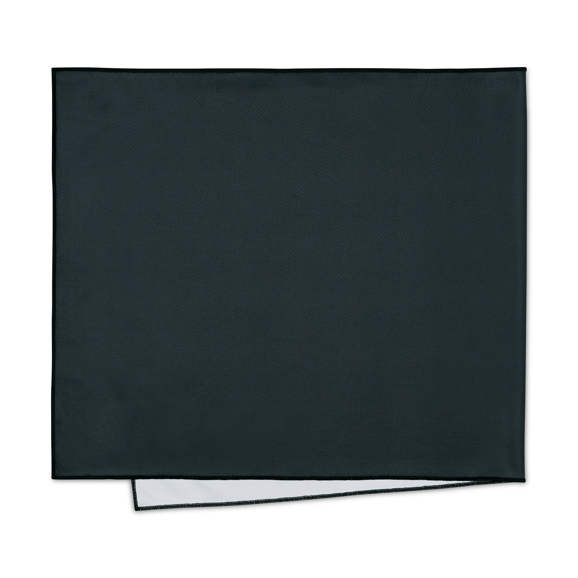 Black Slowtide® Mesa Quick Dry Cooling Towel plain