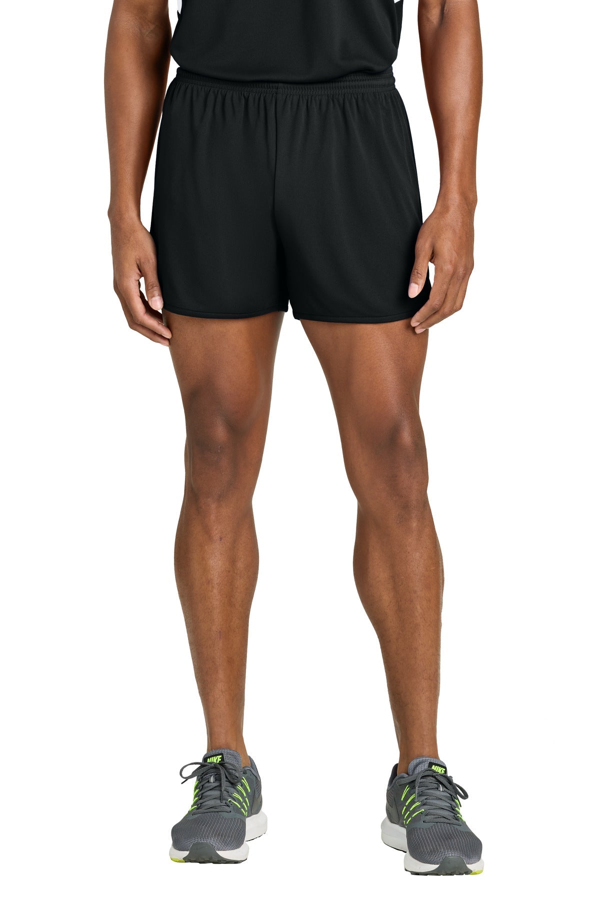 Black Sport-Tek Club 4" Track Short ST447