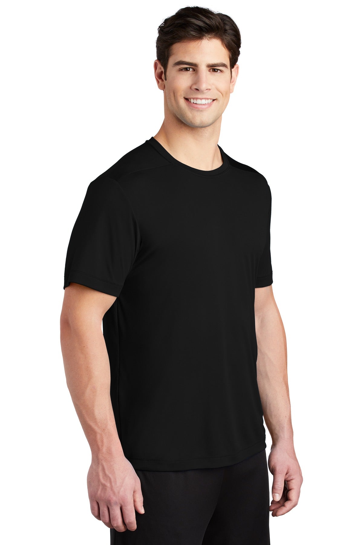 Black Sport-Tek Posi-UV Pro Tee. ST420