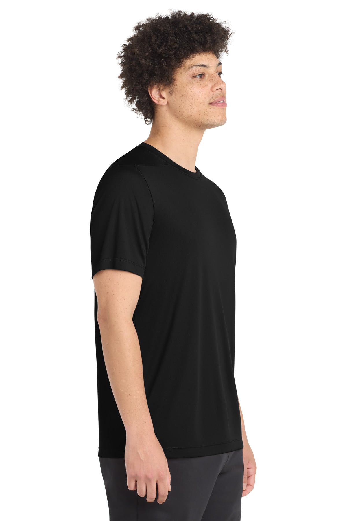 Black Sport-Tek Posi-UV Pro Tee. ST420