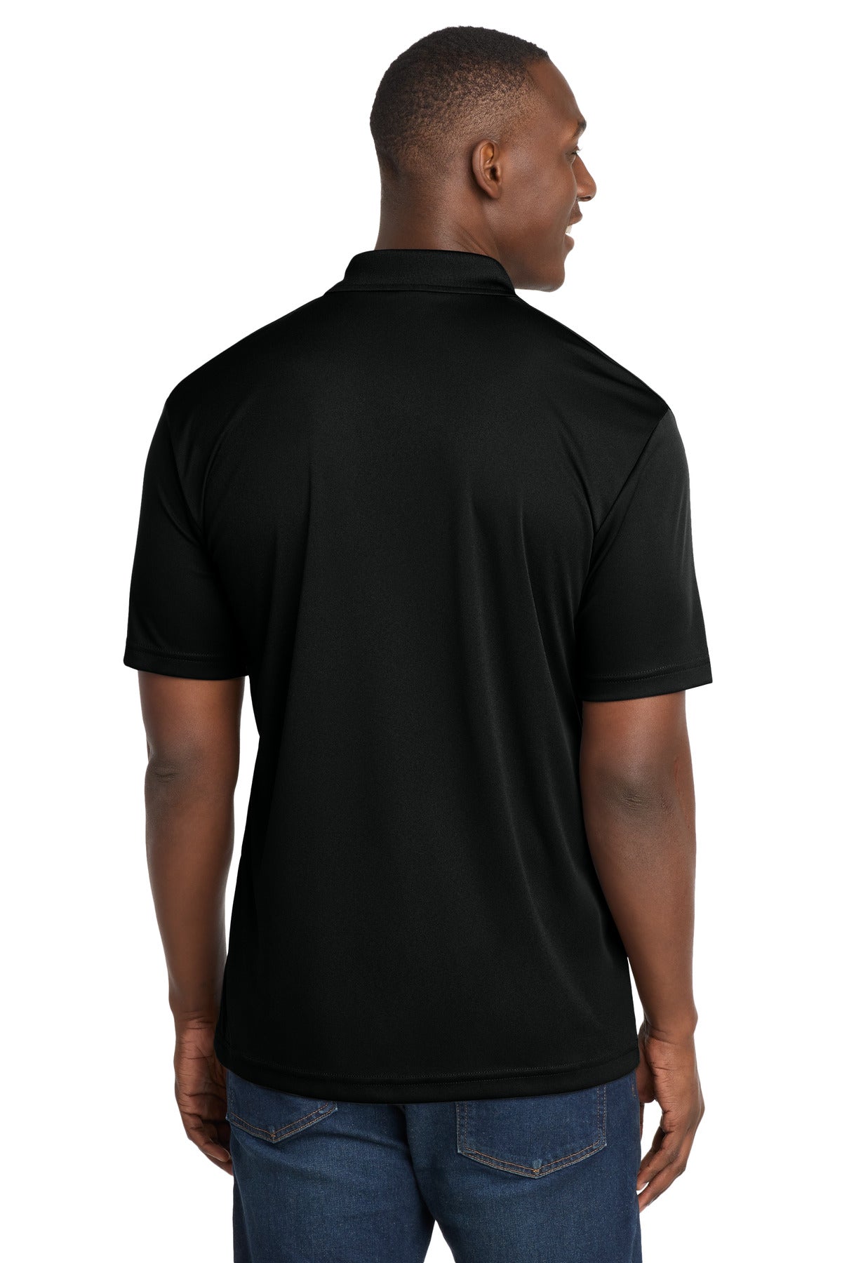 Black Sport-Tek PosiCharge Competitor Polo. ST550