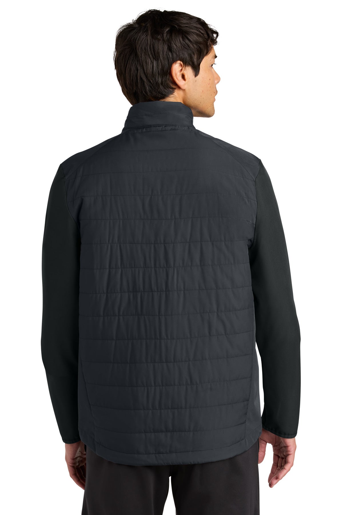 Black Sport-Tek Teknical Hybrid Jacket ST940