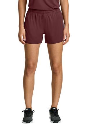 Black Sport-Tek Women's Club 3" Track Short LST447
