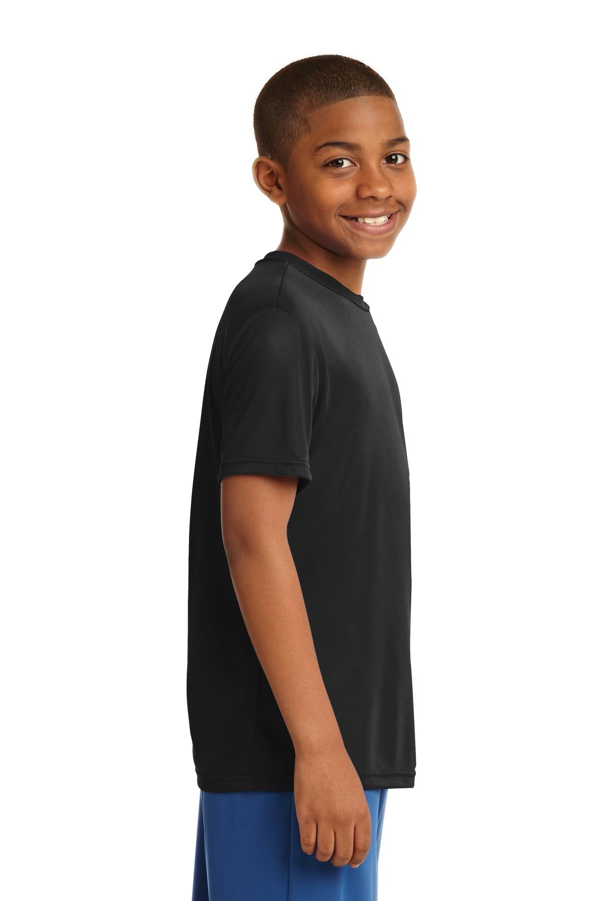 Black Sport-Tek Youth PosiCharge Competitor Tee. YST350