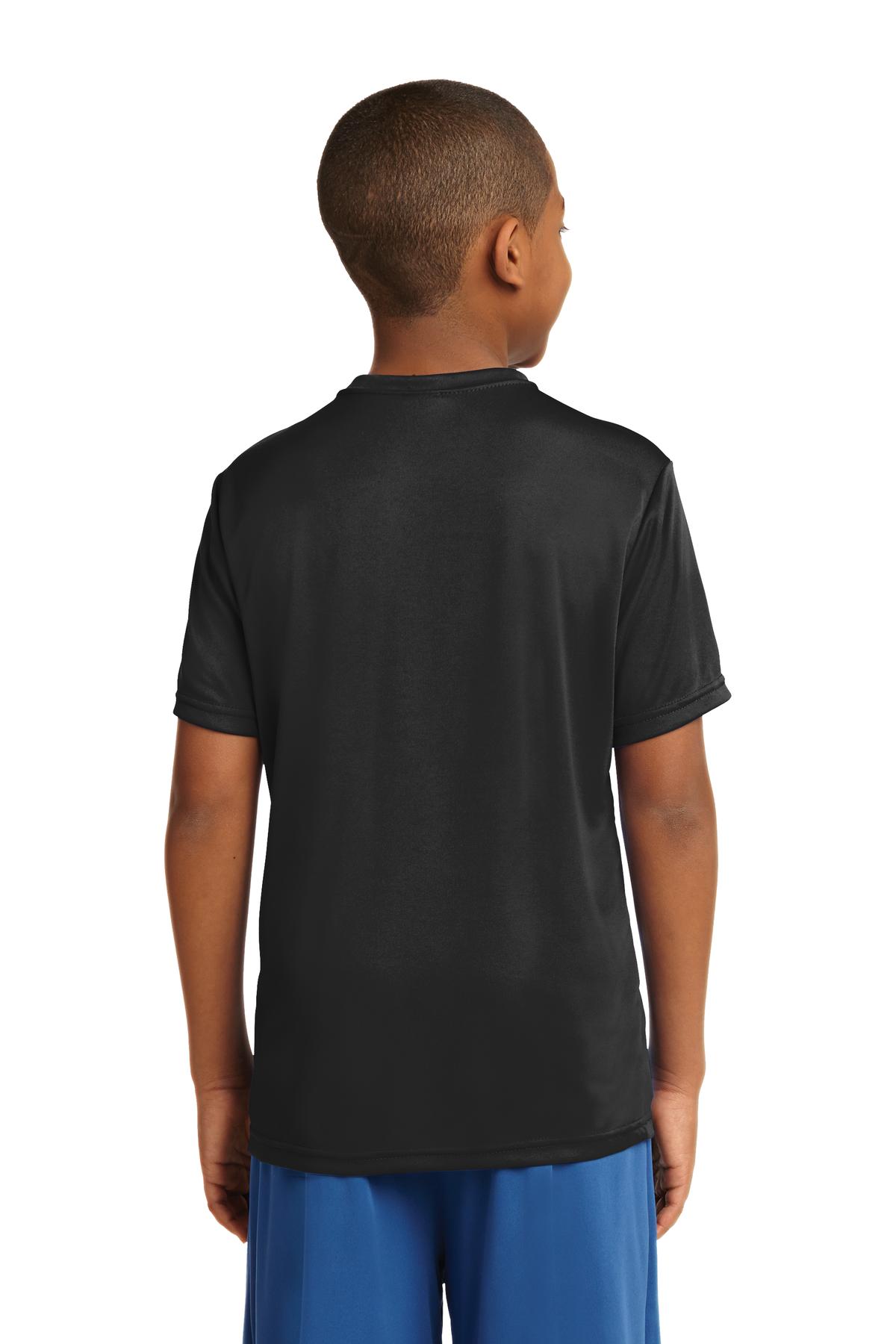 Black Sport-Tek Youth PosiCharge Competitor Tee. YST350