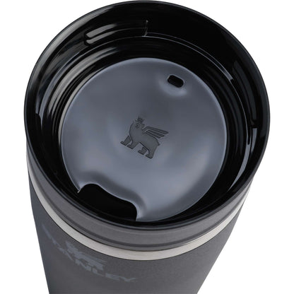 Black Stanley 20OZ CAFE-TO-GO TRAV MUG plain