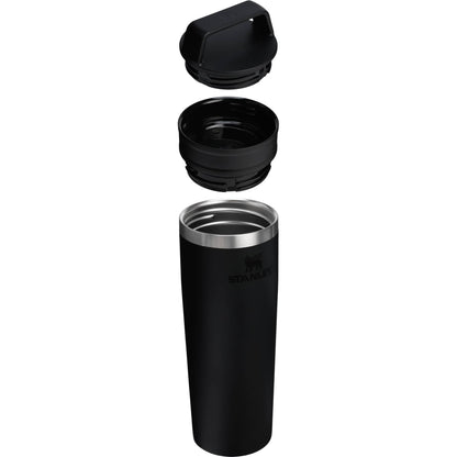 Black Stanley 20OZ CAFE-TO-GO TRAV MUG plain