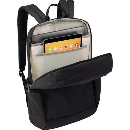Black Thule Lithos 20L Recycled Laptop Backpack plain
