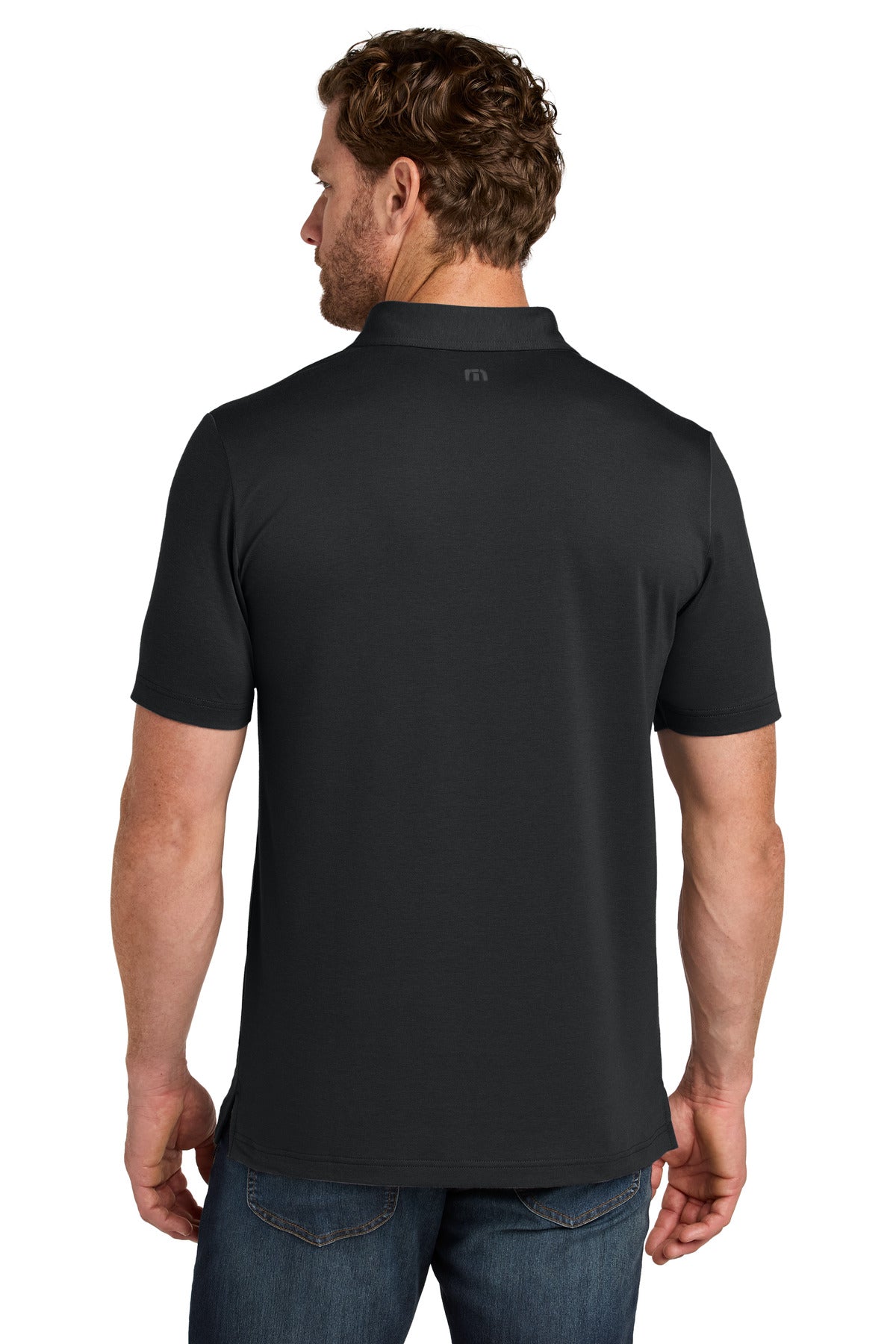 Black TravisMathew Glenview Solid Polo TMA41461