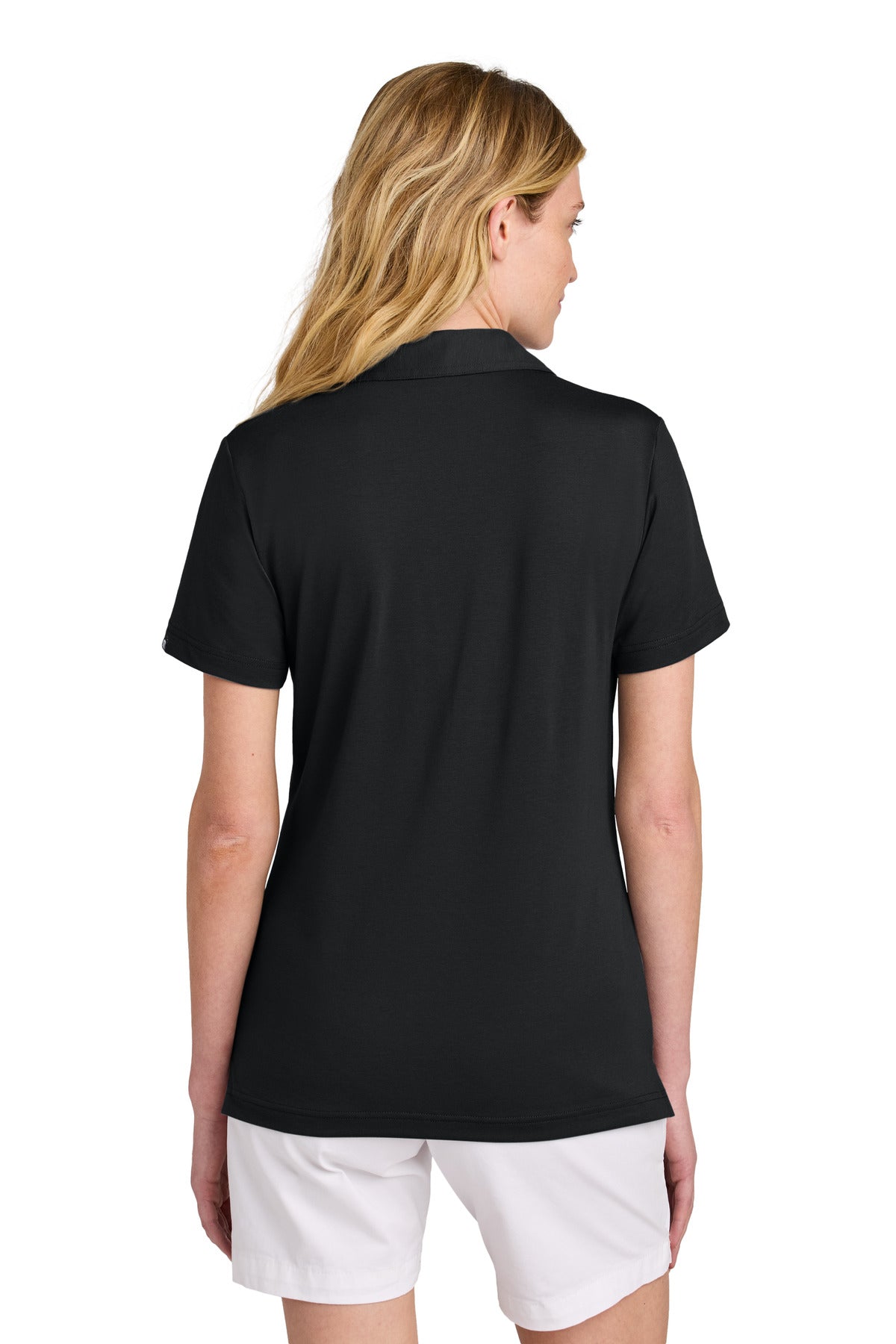 Black TravisMathew Women's Glenview Solid Polo TM1LF071