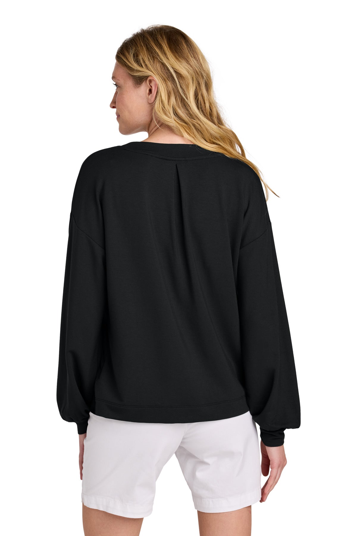 Black TravisMathew Women's Long Weekend V-Neck TM1LD009