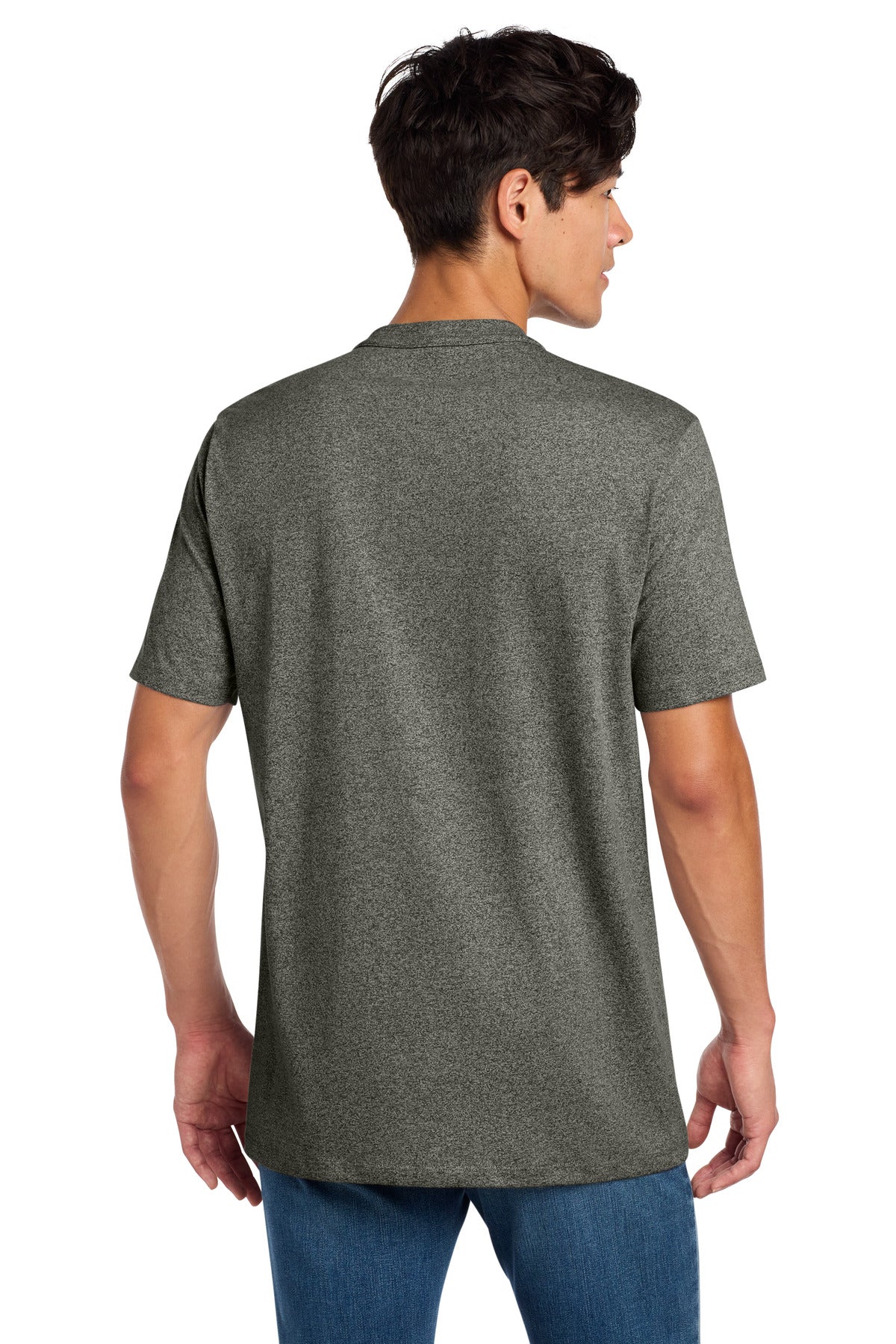Black Twist New Era Heritage Blend Crew Tee. NEA100