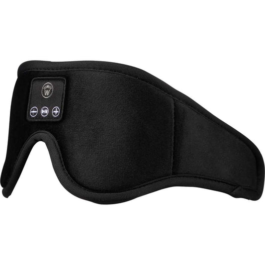 Black Wellable™ Bluetooth Sleep Mask plain
