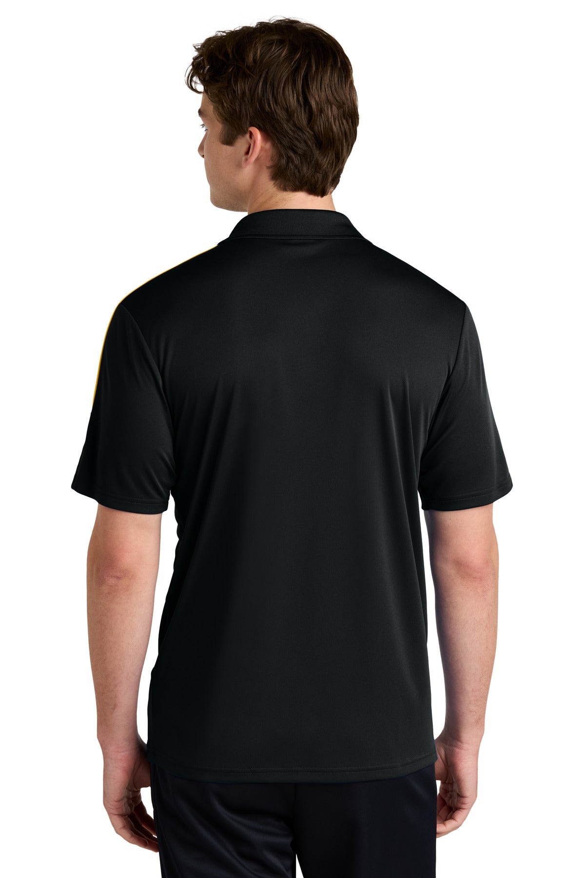 Black/Gold Sport-Tek Competitor United Polo ST104