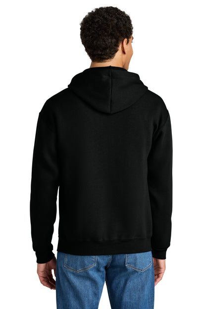 BlackInk Jerzees Rugged Unisex Full-Zip Hooded Sweatshirt Z12M