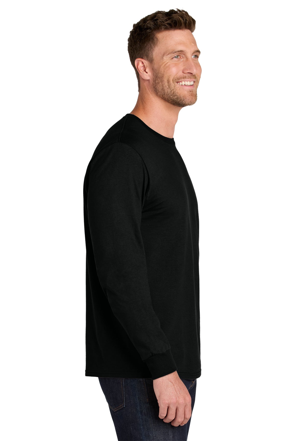BlackInk Jerzees Ultimate Unisex Ring Spun Long Sleeve T-Shirt IC46L