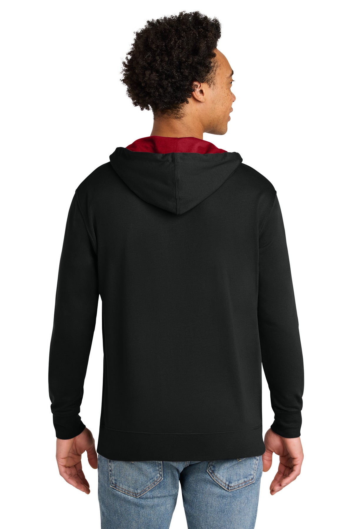 Black/Red Next Level Apparel Laguna Hoodie NL9301