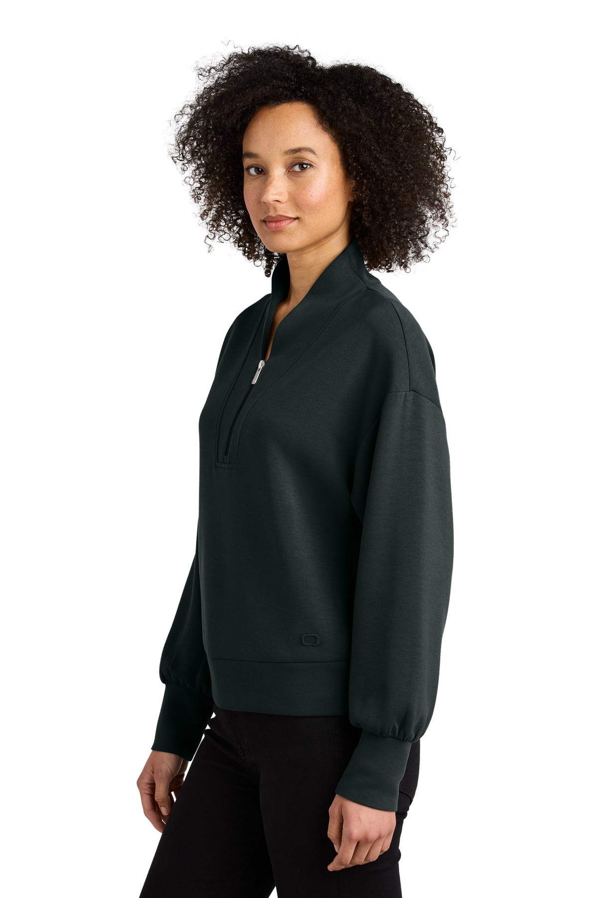Blacktop OGIO Women's Transcend 1/4-Zip LOG861