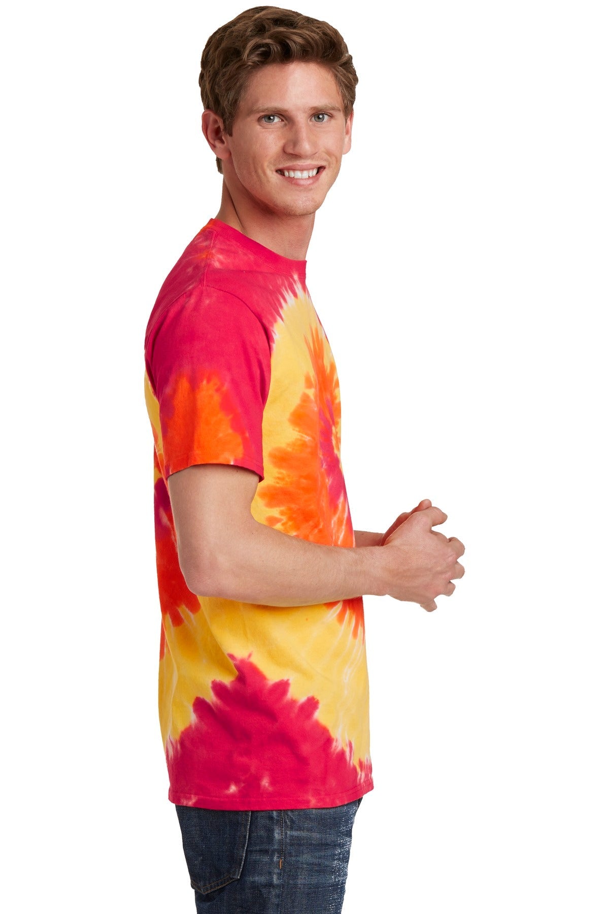 Blaze Rainbow Port & Co Tie-Dye Tee. PC147