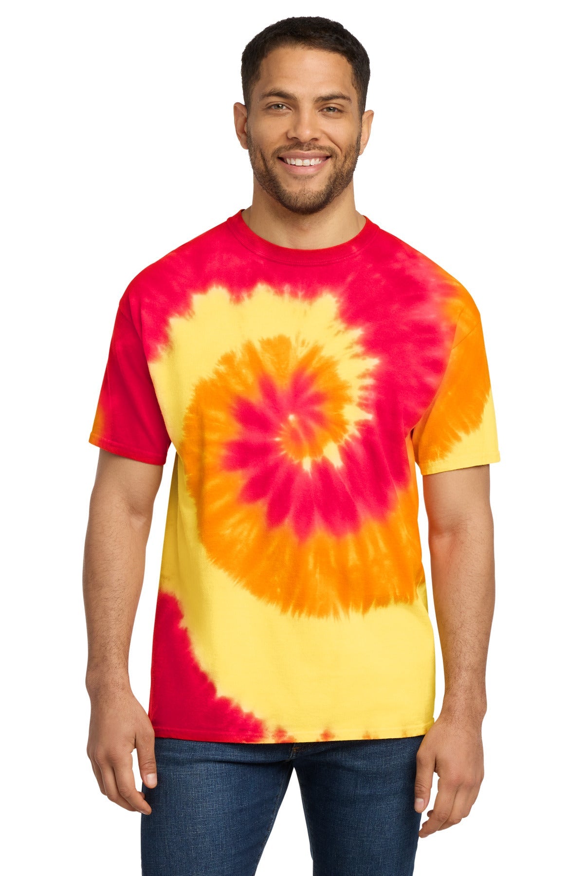 Blaze Rainbow Port & Co Tie-Dye Tee. PC147