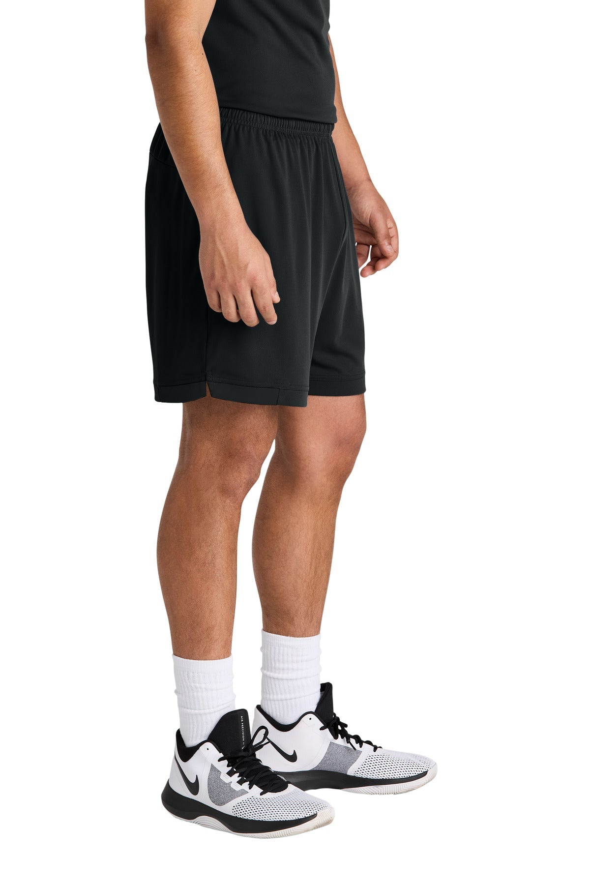 Blk/Blk Sport-Tek Club 7" Short ST442