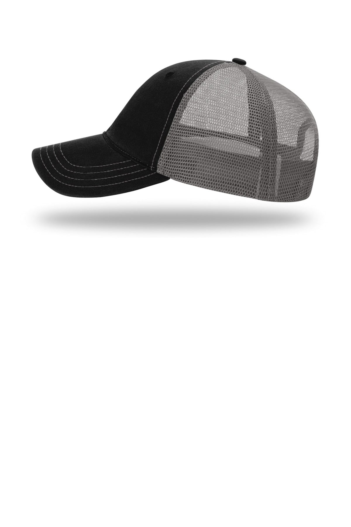 Blk/Char Richardson Garment Washed Trucker 111