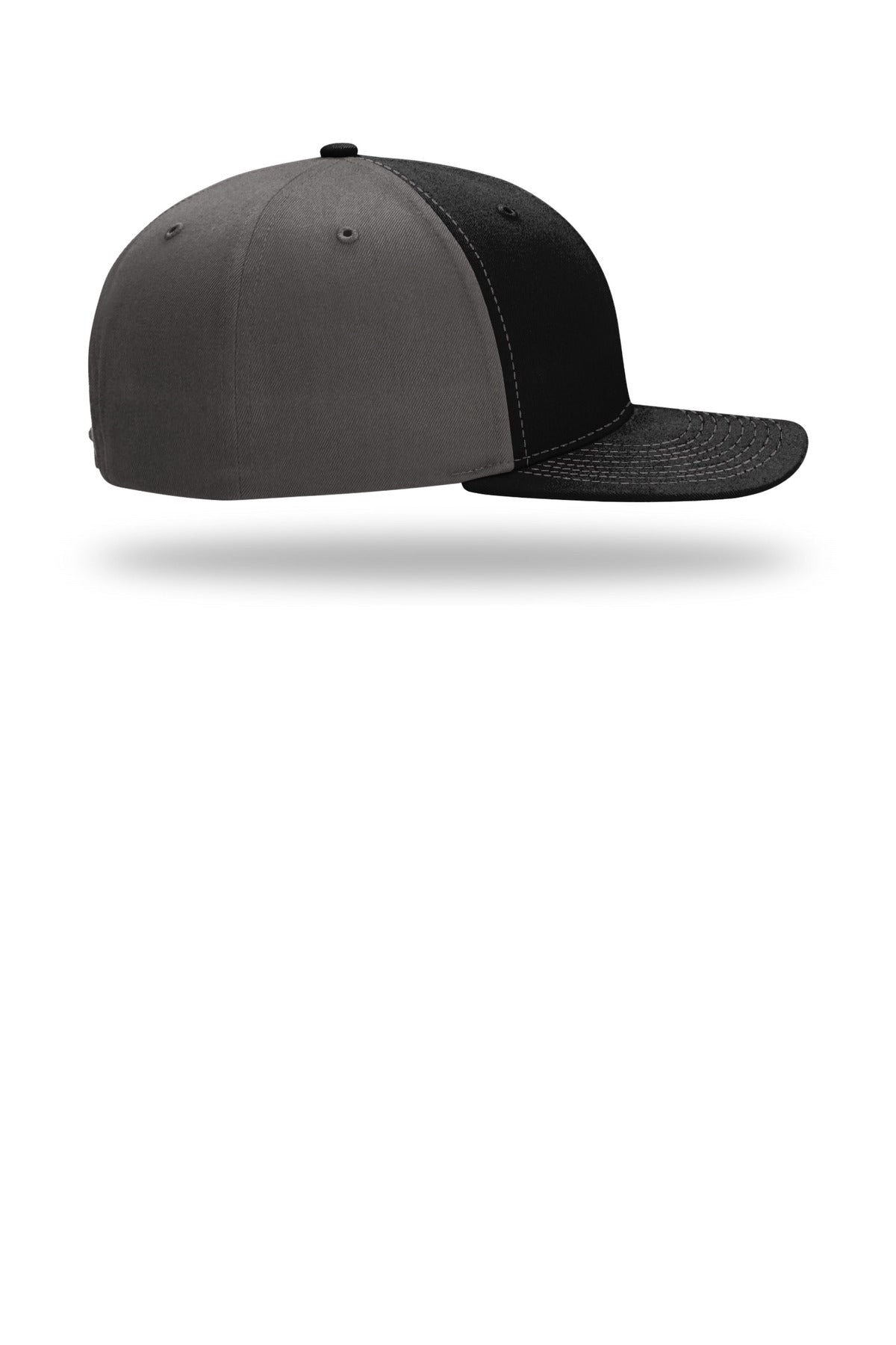 Blk/Char Richardson Solid Twill Trucker 312