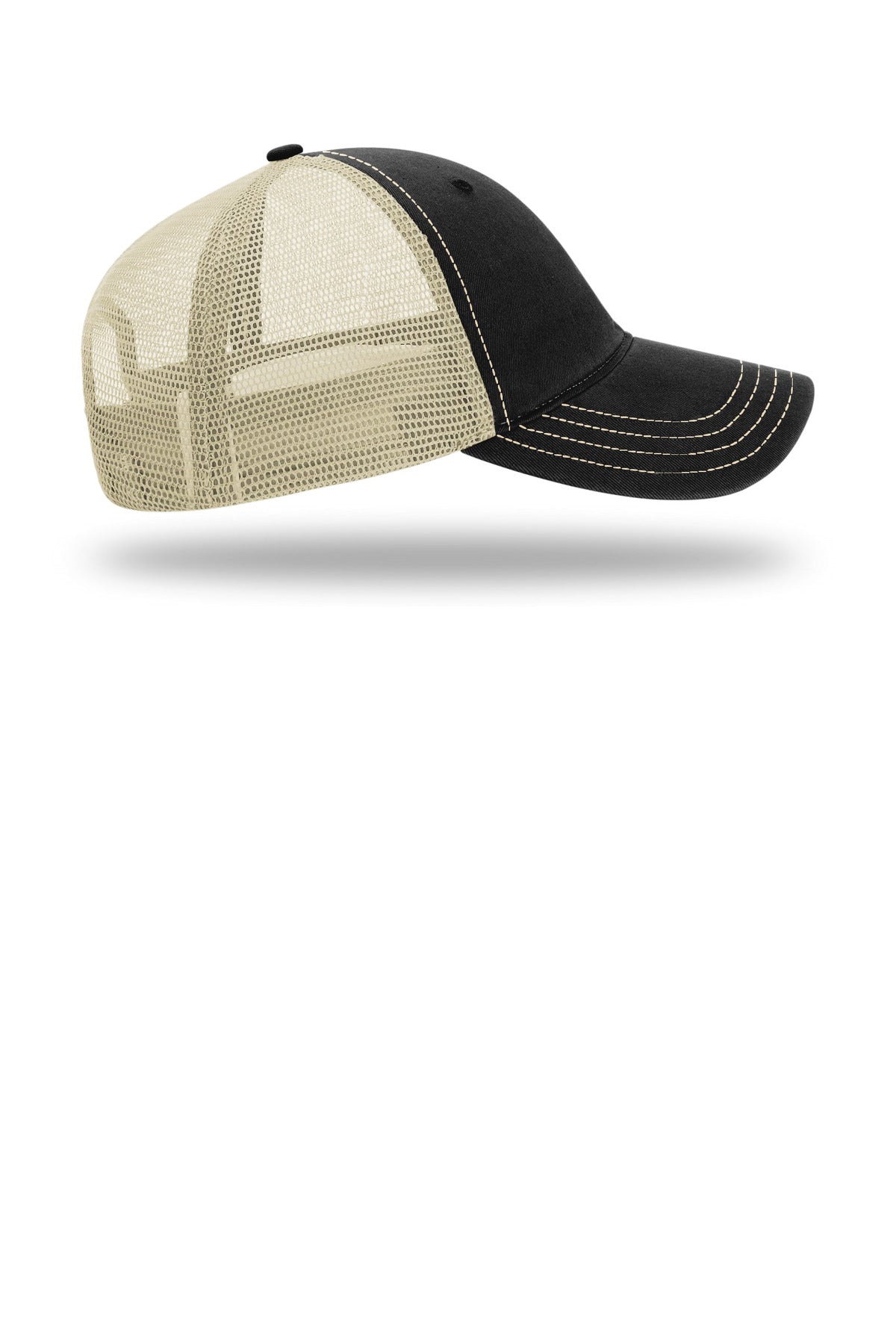 Blk/Khaki Richardson Garment Washed Trucker 111