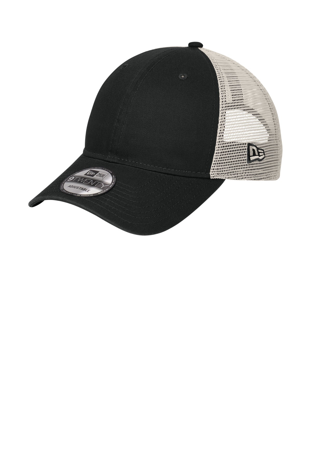 Blk/Stone New Era 9TWENTY Unstructured Mesh Snapback Cap NE215