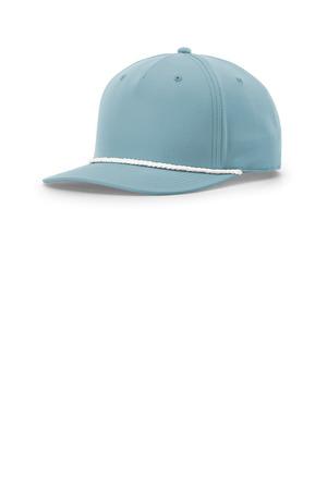 Blk/White Richardson 5-Panel Classic Rope Cap 258
