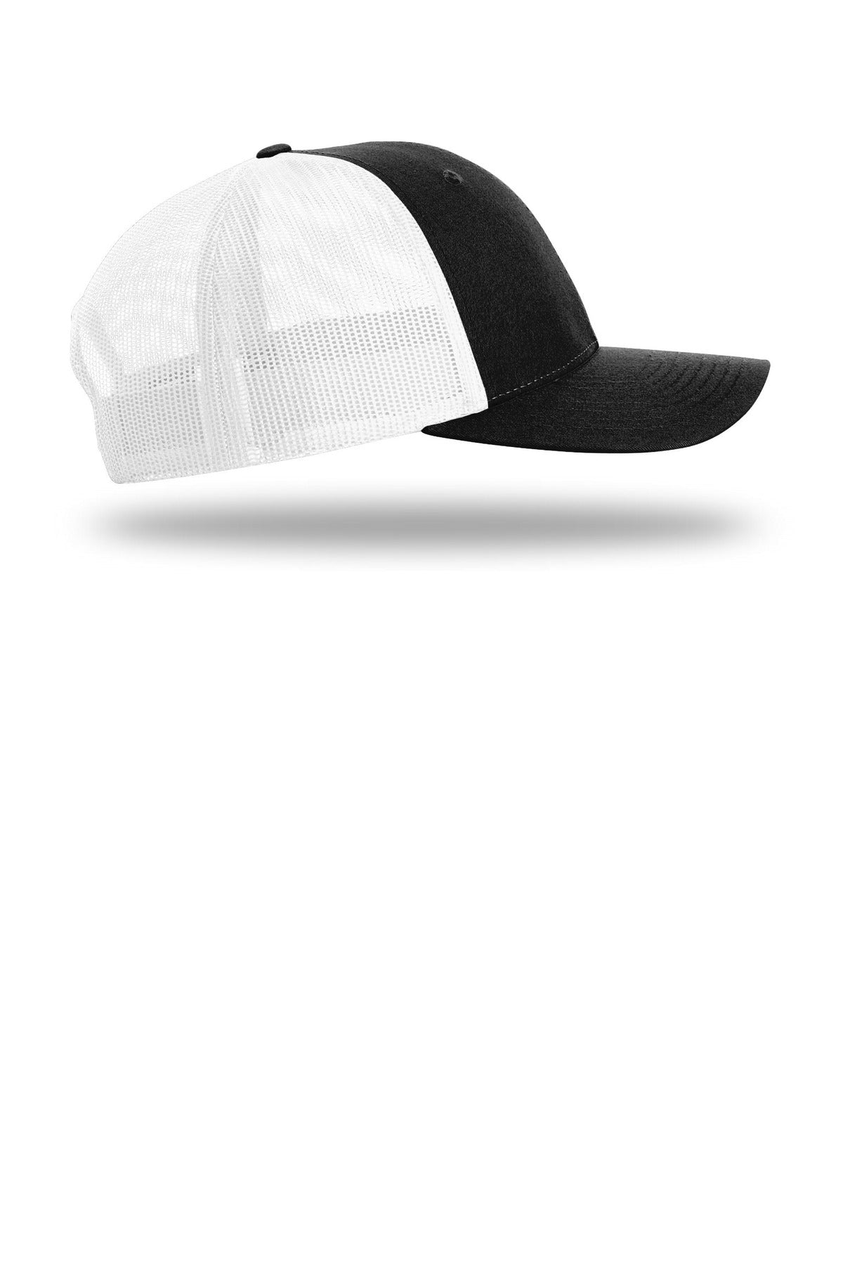 Blk/White Richardson Low Pro Trucker 115