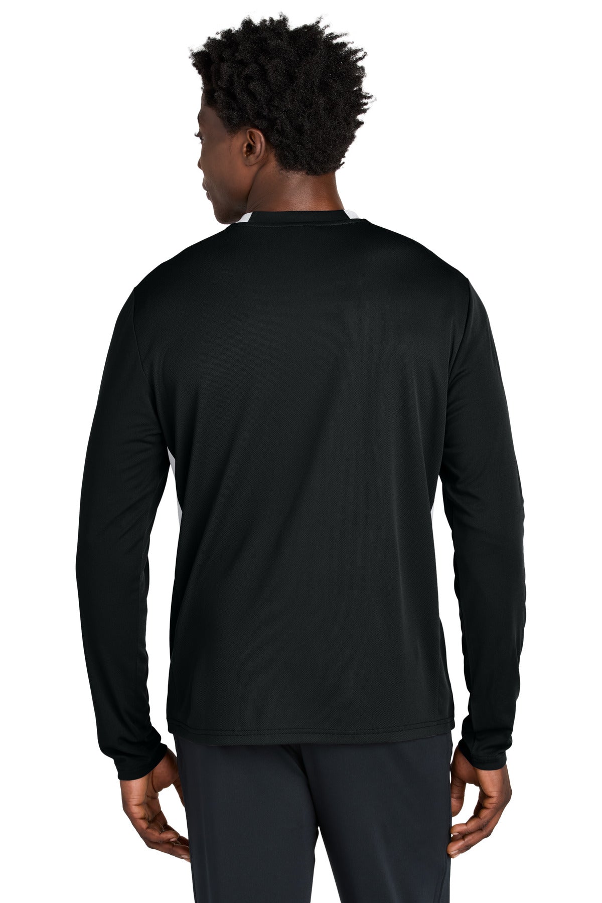 Blk/White Sport-Tek Club 1/4-Zip Pullover ST443