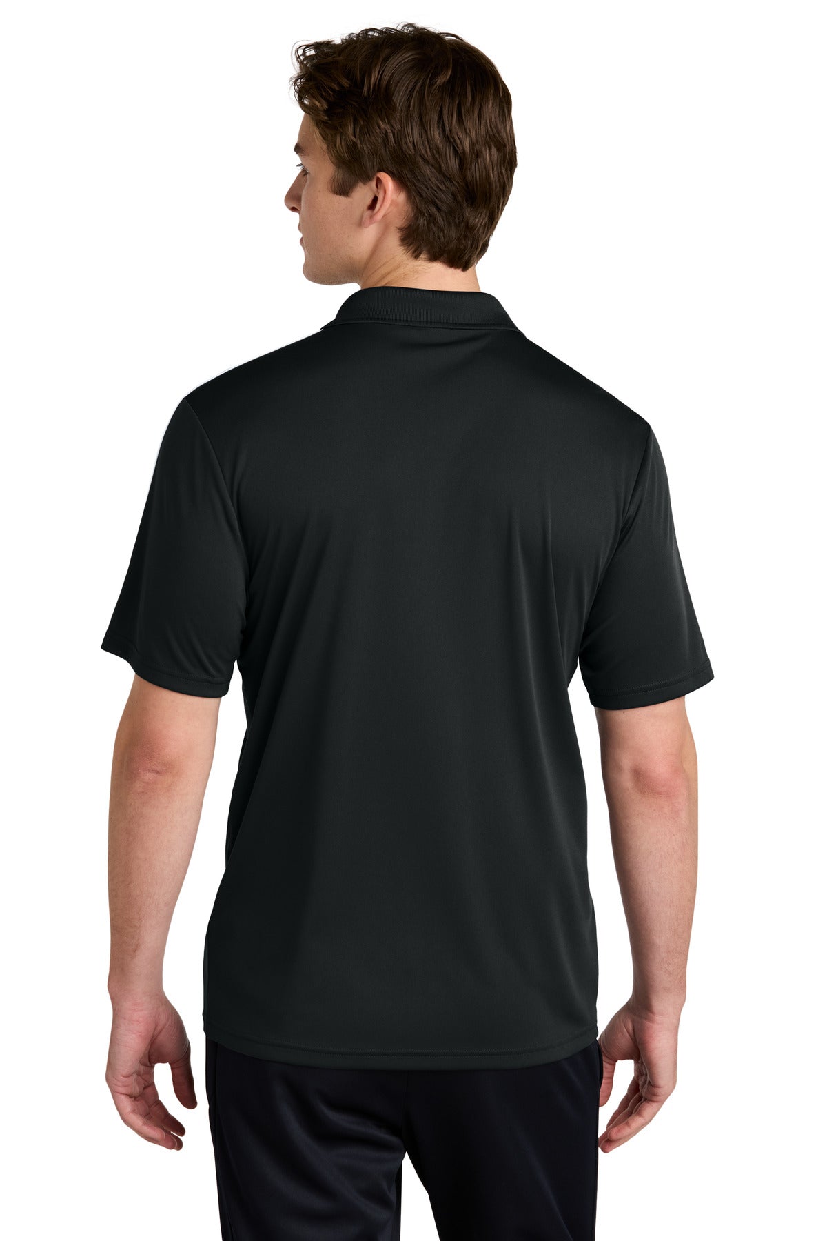 Blk/White Sport-Tek Competitor United Polo ST104