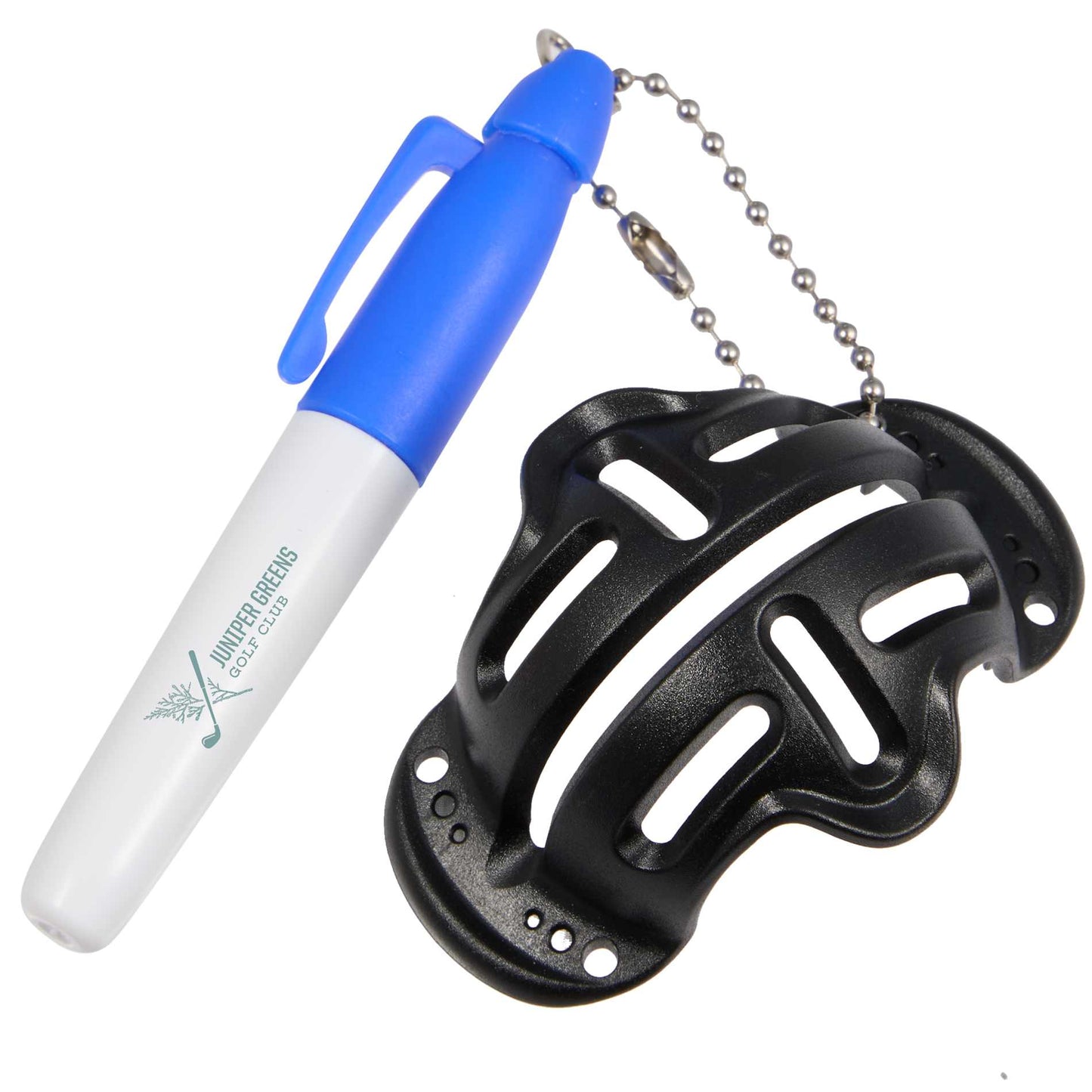 Blue Golf Ball Stencil with Marker