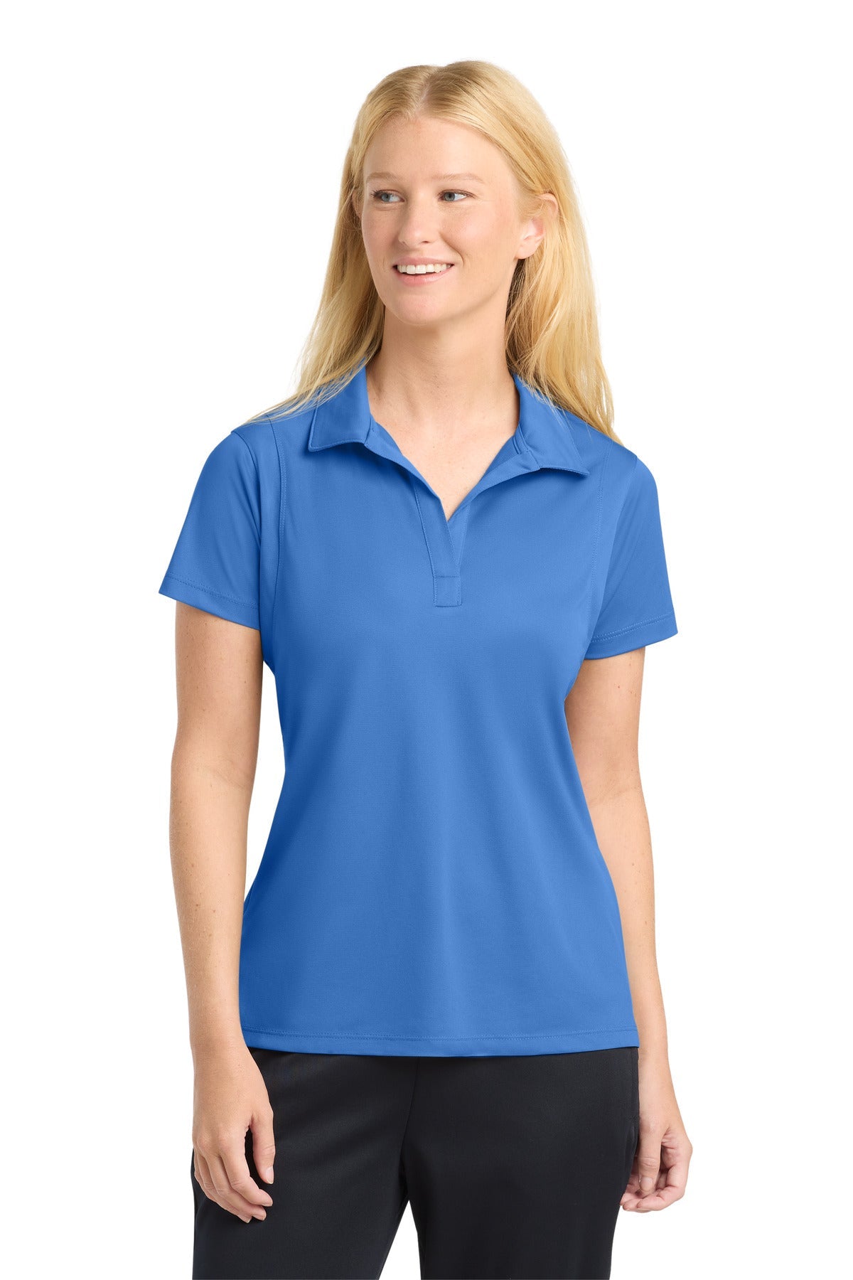 Blue Lake Sport-Tek Women's Micropique Sport-Wick Polo. LST650