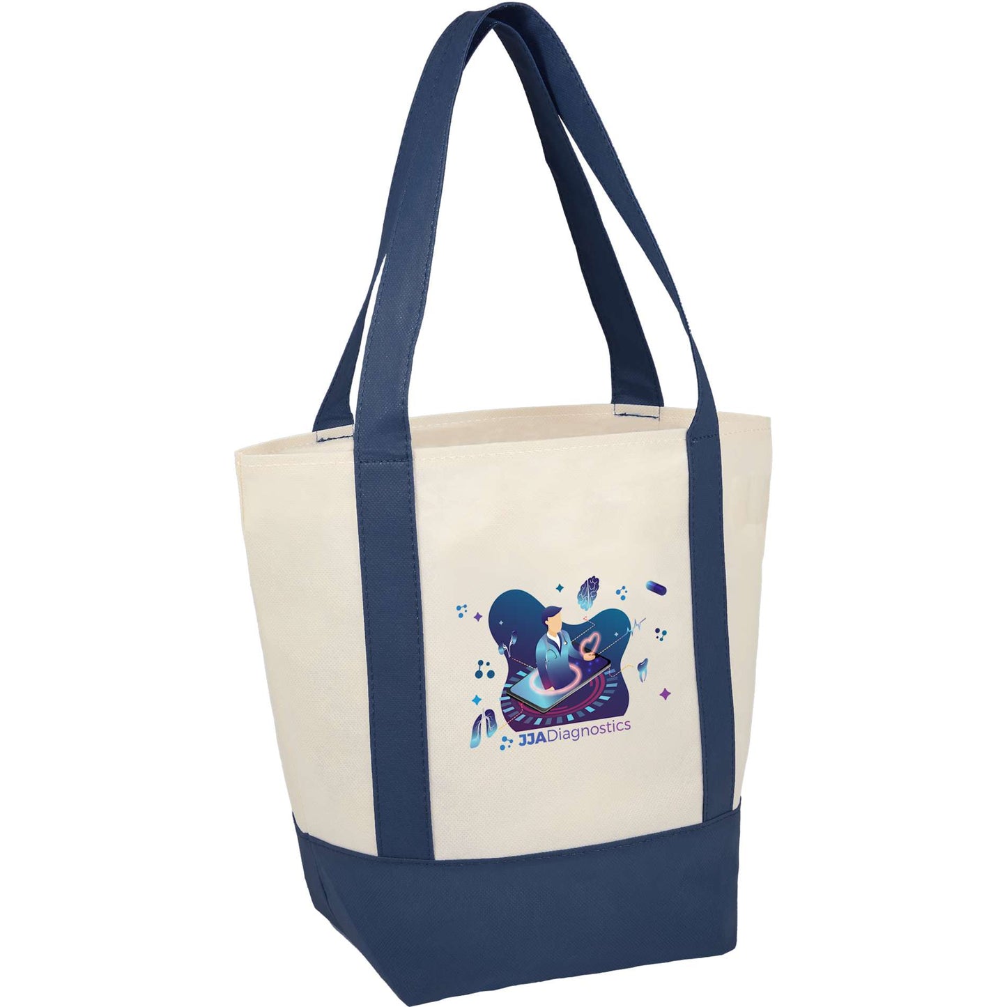 Blue Mini Non Woven LighthouseTote