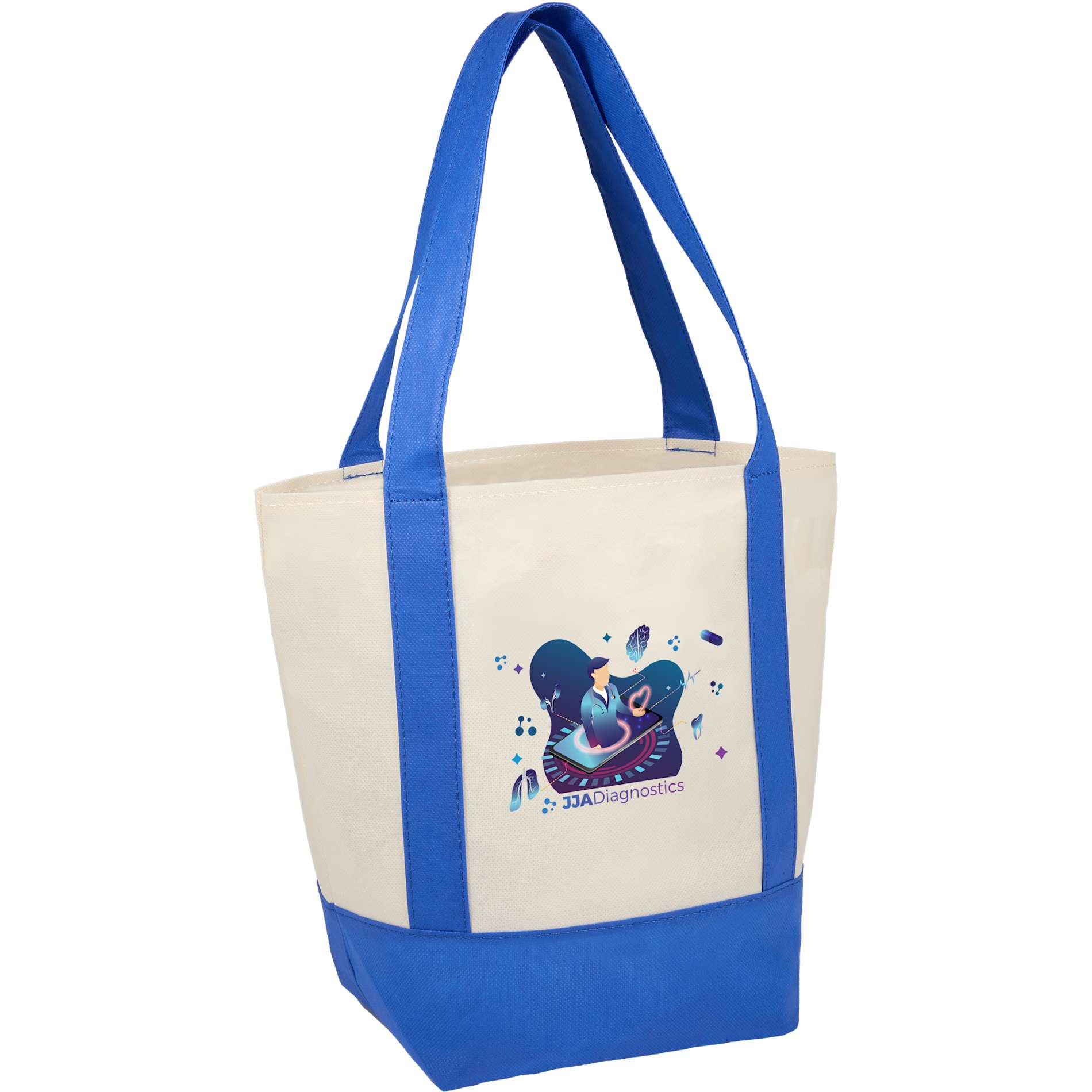 Blue Mini Non Woven LighthouseTote