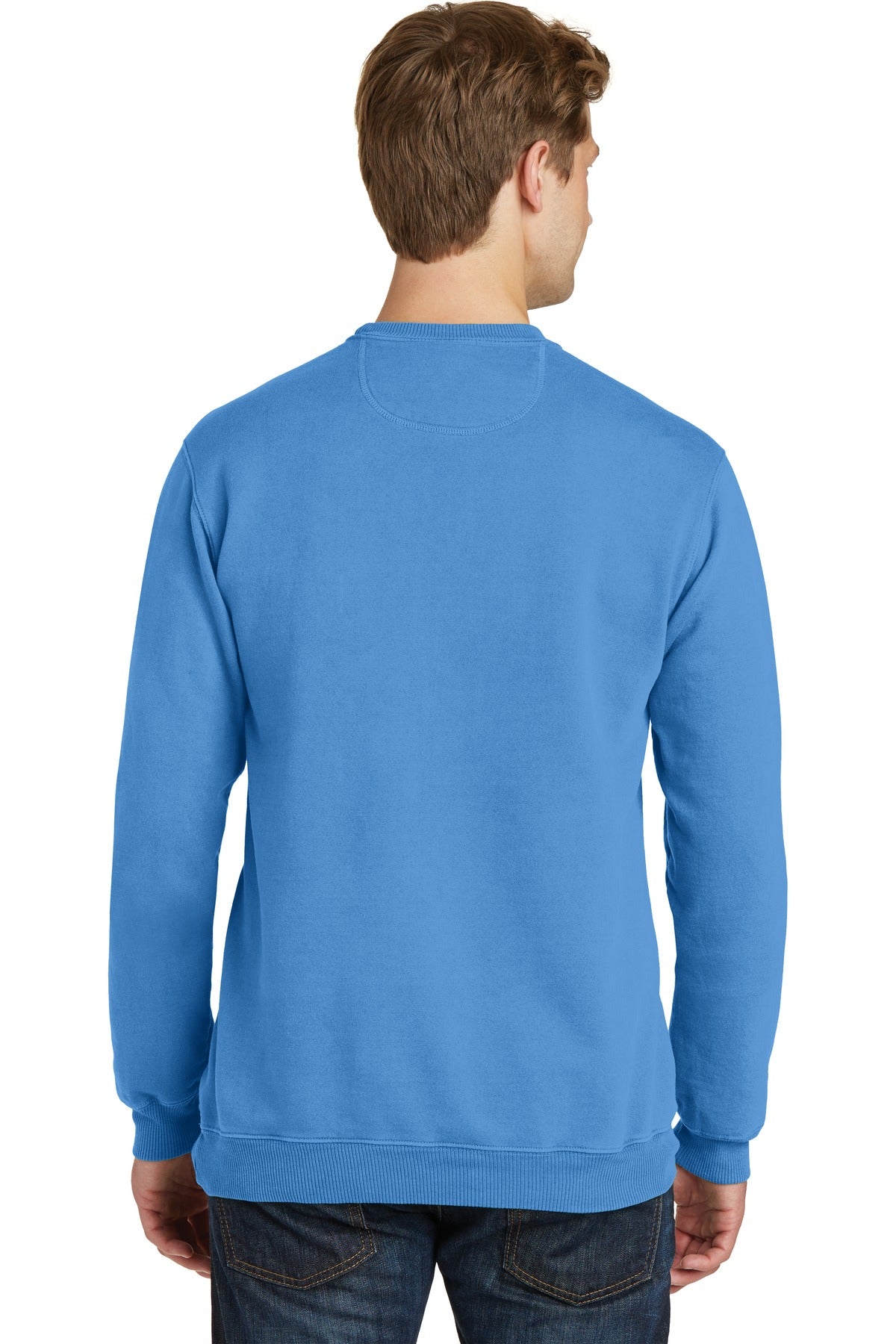 Blue Moon Port & Co Beach Wash Garment-Dyed Crewneck Sweatshirt PC098
