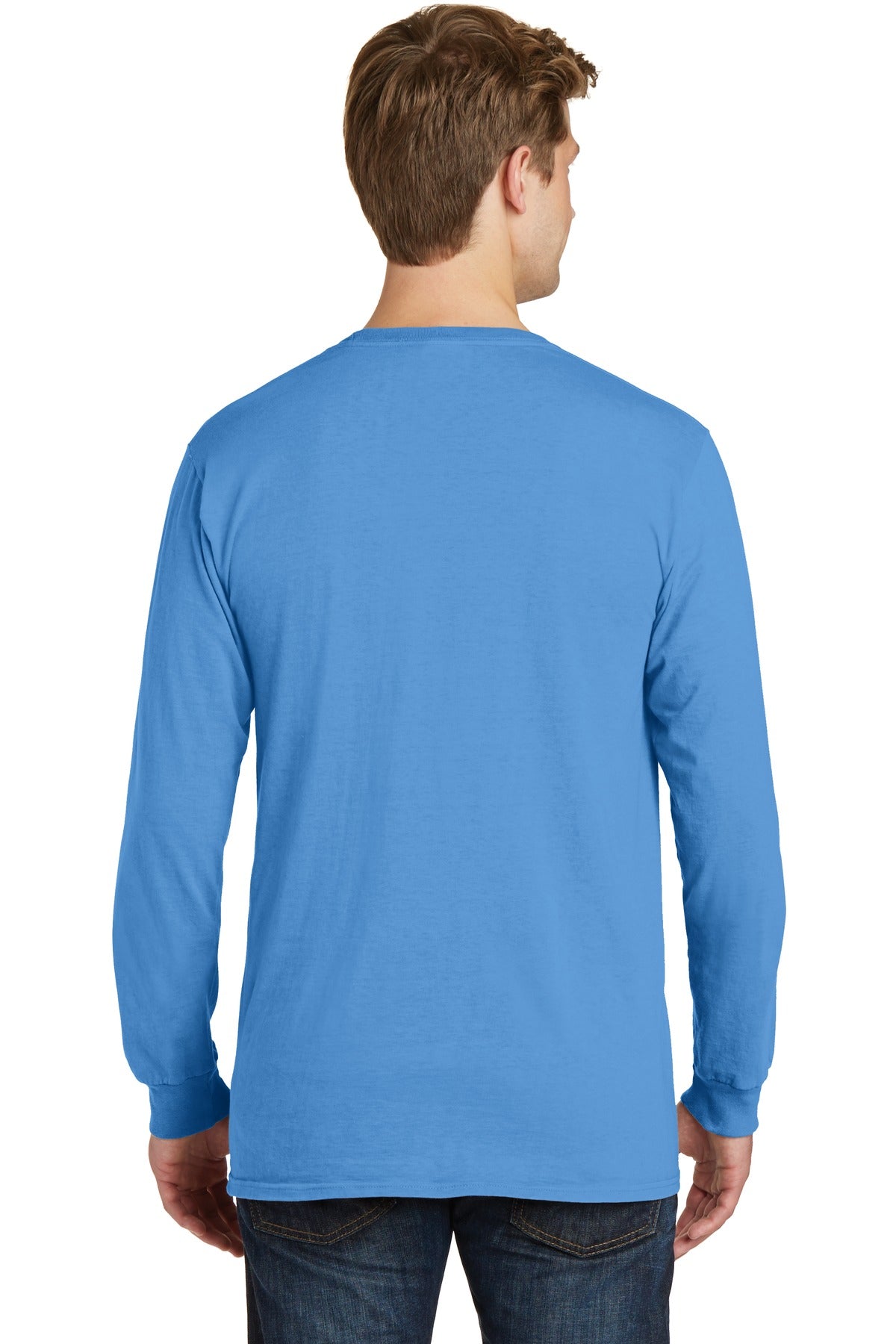 Blue Moon Port & Co Beach Wash Garment-Dyed Long Sleeve Tee PC099LS