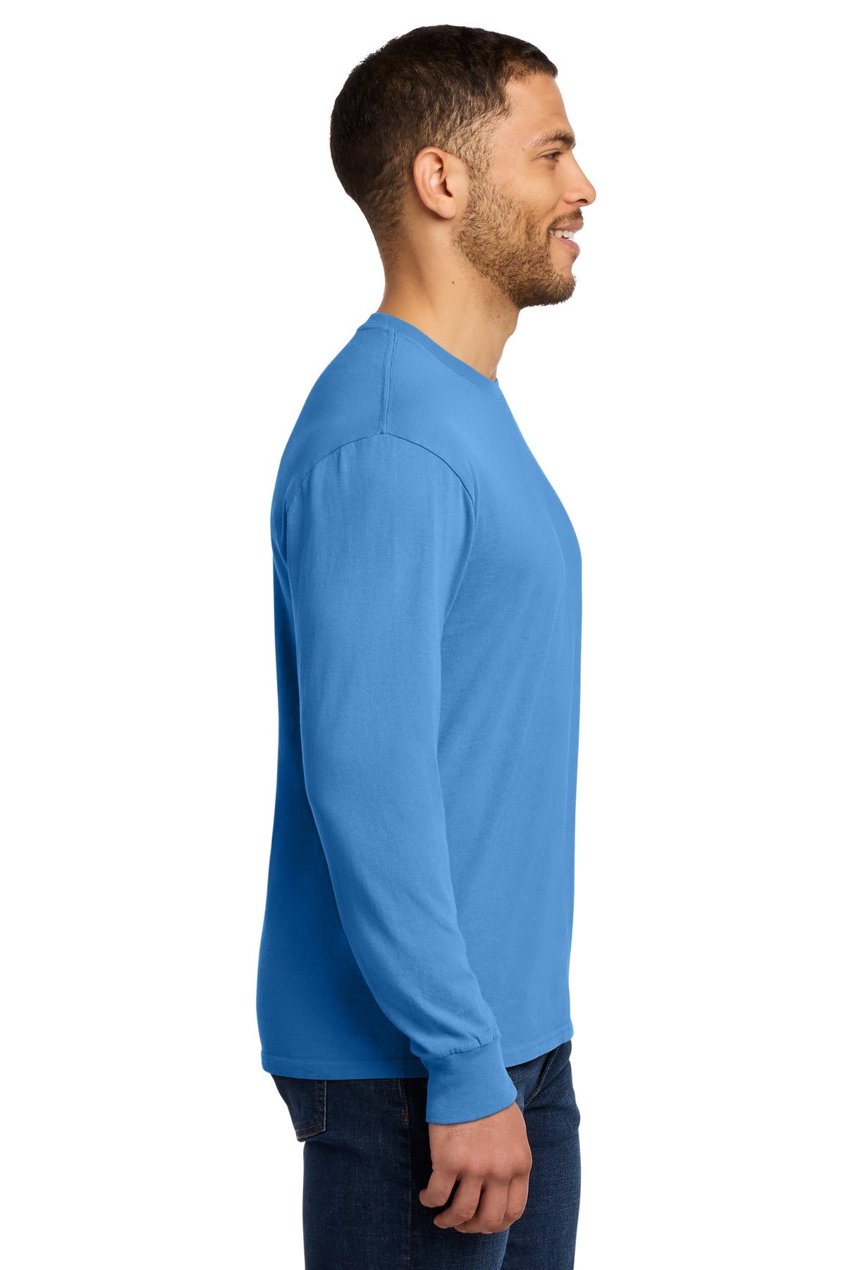 Blue Moon Port & Co Beach Wash Garment-Dyed Long Sleeve Tee PC099LS